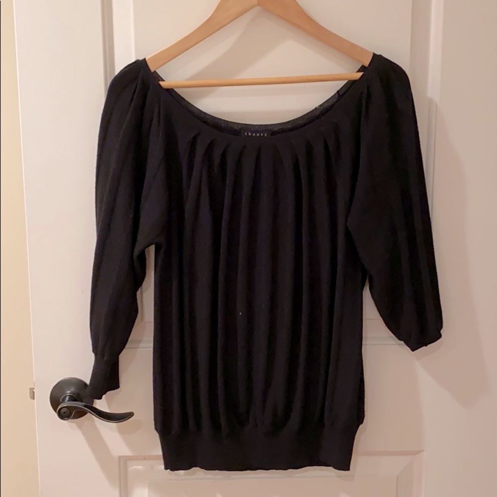 Theory Black Knit Shirt